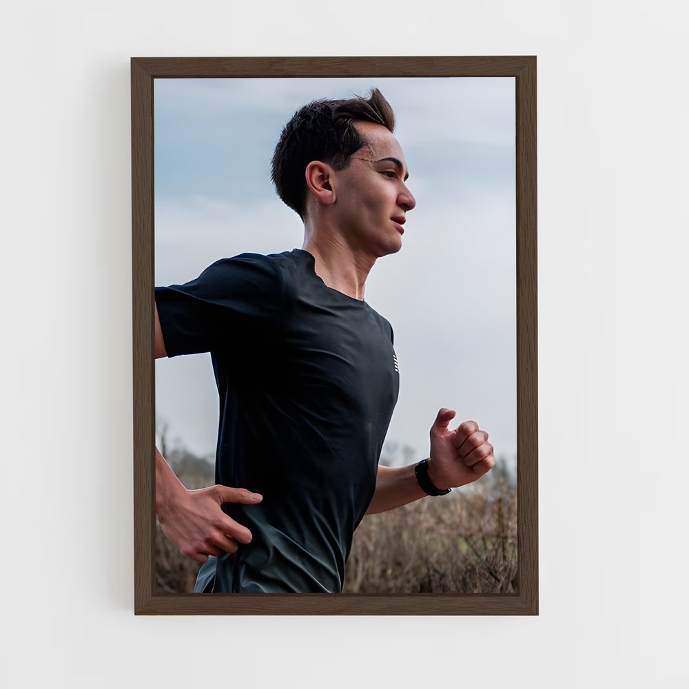 Poster En Course Libre – affiche Athlétisme (vue 5)